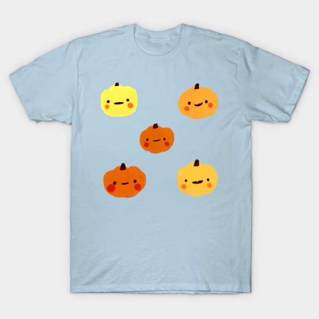 Pumpkin illustration pattern T-Shirt by Mayarart